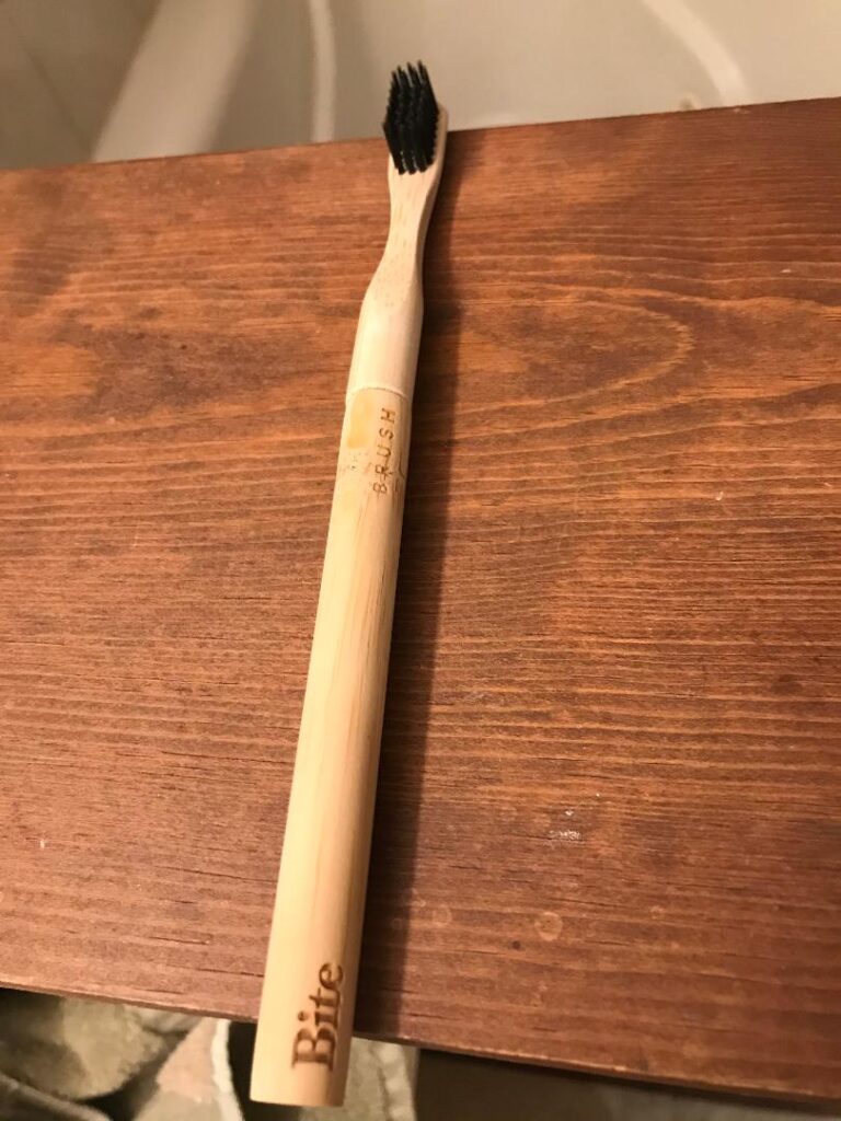 Bite bamboo toothbrush